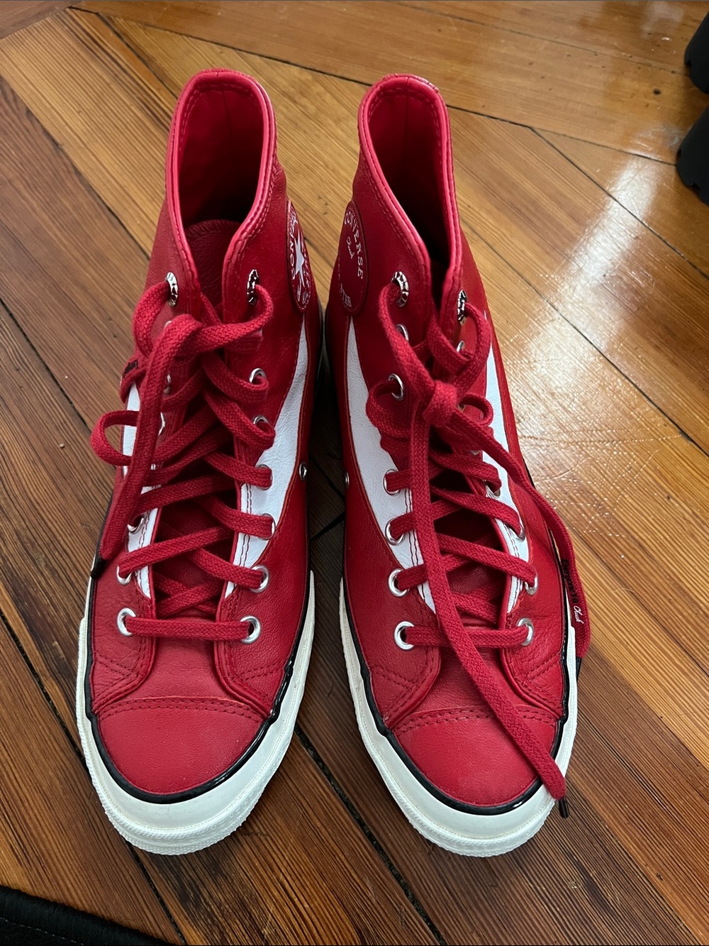 LIMITED EDITITION Coca Cola x Converse real leather red sneakers